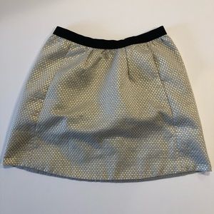 Ganni cressida skirt size large exposed zipper